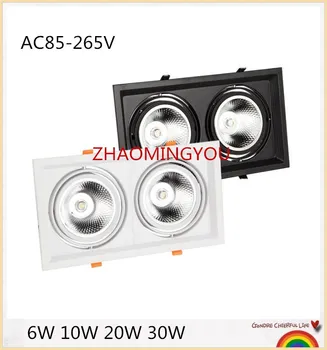 1PCS High quality 2 azimuth 360 degree adjustment LED COB Downlights 85-265V 6W 10W 20W 30W LED Ceiling recessed Lamp Spot Light
1PCS High quality 2 azimuth 360 degree adjustment LED COB Downlights 85-265V 6W 10W 20W 30W LED Ceiling recessed Lamp Spot Light