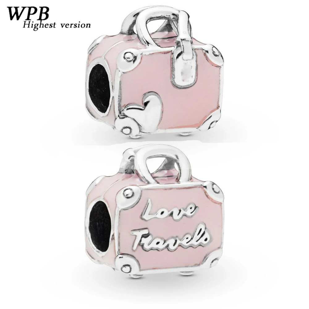 New original highest version 100% 925 sterling silver pink travel bag String ornaments suitable for original bracelet 798063EN12
New original highest version 100% 925 sterling silver pink travel bag String ornaments suitable for original bracelet 798063EN12