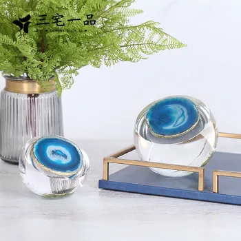 Free shipping Mediterranean Style Blue Agate Book Slices Crystal Ball Living Room Decorative Gift Crafts TV Cabinet
Free shipping Mediterranean Style Blue Agate Book Slices Crystal Ball Living Room Decorative Gift Crafts TV Cabinet