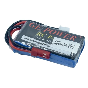 7.4V 2S 500mAh 20C LiPO Battery JST plug for mini size FPV Drone RC Model Airplane Helicopter
7.4V 2S 500mAh 20C LiPO Battery JST plug for mini size FPV Drone RC Model Airplane Helicopter