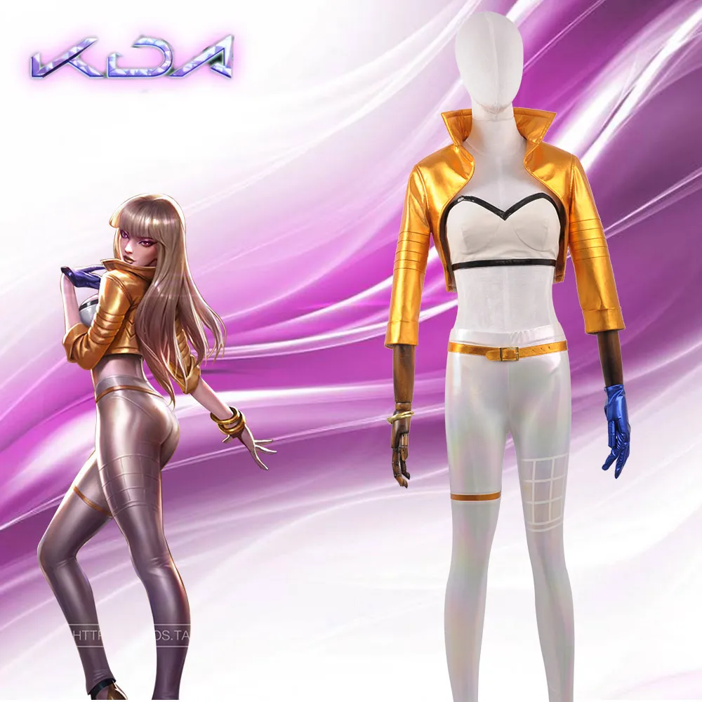 KDA Kaisa Cosplay K/DA TOP Girl Sexy Girl Golden Girls Battle Dress Cosplay Costume Adult Outfit Bra+Top+Pants+Glove+Belt
KDA Kaisa Cosplay K/DA TOP Girl Sexy Girl Golden Girls Battle Dress Cosplay Costume Adult Outfit Bra+Top+Pants+Glove+Belt