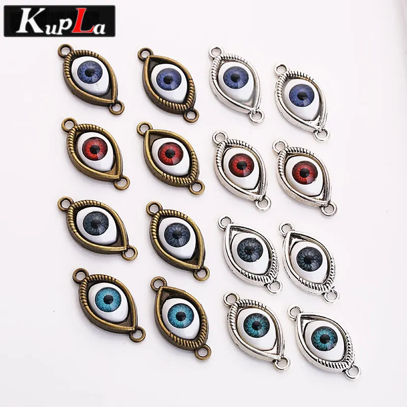Kupla Vintage Metal Eye of Conscience Charms Connectors for Jewelry Bracelets Retro DIY Accessories Evil Eye Jewelry Findings
Kupla Vintage Metal Eye of Conscience Charms Connectors for Jewelry Bracelets Retro DIY Accessories Evil Eye Jewelry Findings