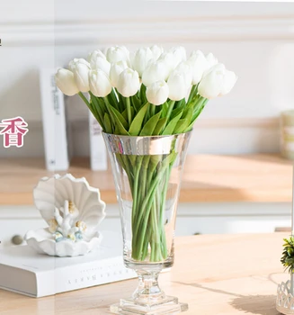 Wholesale White Artificial flower high quality real touch PU Tulip desktop wedding home decoration gift multi-color Party decor
Wholesale White Artificial flower high quality real touch PU Tulip desktop wedding home decoration gift multi-color Party decor