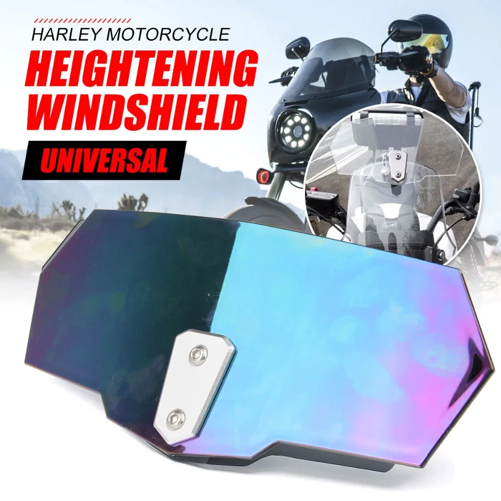 Регулируемый ветровой экран для мотоцикла Honda Yamaha Suzuki Kawasaki BMW Ducati KTM Harley |
