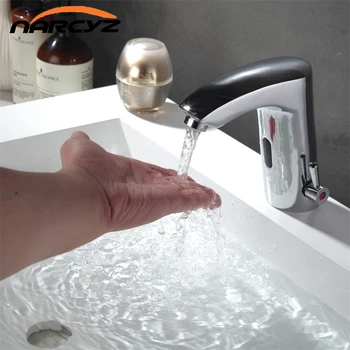 Free Shipping Contemporary Chrome Basin Faucets Deck Mounted Tap Mixer Sensor Bathroom Sink Faucet XR8865
Free Shipping Contemporary Chrome Basin Faucets Deck Mounted Tap Mixer Sensor Bathroom Sink Faucet XR8865