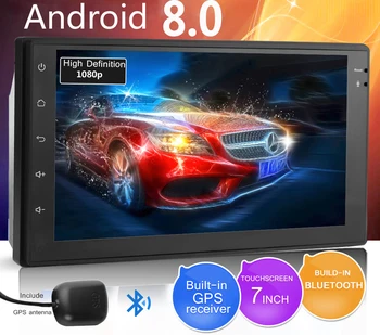 7" Android 8.0 Autoradio GPS Bluetooth Car Stereo Player Capacitive Touch Screen 1G/16G Support USB WIFI Reversing Camera
7" Android 8.0 Autoradio GPS Bluetooth Car Stereo Player Capacitive Touch Screen 1G/16G Support USB WIFI Reversing Camera