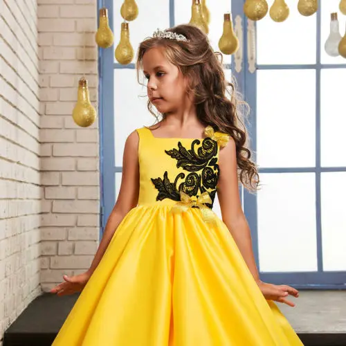 Flower Temperament Girls Satin Embroidery Tank Sleeveless Sashes Butterfly-Knot Princess Wedding Pageant Party Formal Dresses
Flower Temperament Girls Satin Embroidery Tank Sleeveless Sashes Butterfly-Knot Princess Wedding Pageant Party Formal Dresses