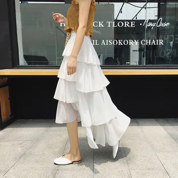 Saia Midi Faldas Mujer Lolita Europe And America Real 2019 New Style Women's Front Short Long Length Solid Color Cake Skirt
Saia Midi Faldas Mujer Lolita Europe And America Real 2019 New Style Women's Front Short Long Length Solid Color Cake Skirt