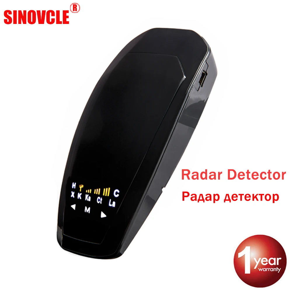 

SINOVCLE Car Radar Detector Voice Alert Warning Full Band K KA X Antiradar and Speed Gun With Touch-Sensitive Button LED Display