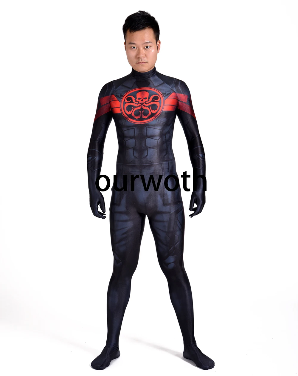 Captain America Hydra Costume 3D Print Movie Cosplay Costume Black Spandex Tight Captain America Hydra Custom Made
Captain America Hydra Costume 3D Print Movie Cosplay Costume Black Spandex Tight Captain America Hydra Custom Made