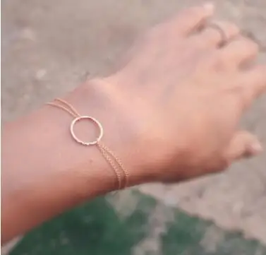 L 59 2018 hot sale fashion simple round metal chain double chain exquisite high-end popular women's bracelet jewelry accessories
L 59 2018 hot sale fashion simple round metal chain double chain exquisite high-end popular women's bracelet jewelry accessories