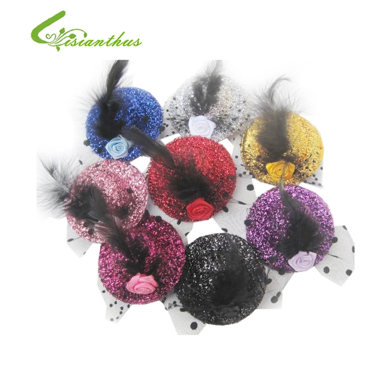 Girls Stage Show Hair Clips Kids Princess Feather Rose Mini Top Hat Shiny Party Costume Hair Accessories Headwear Drop Free Ship
Girls Stage Show Hair Clips Kids Princess Feather Rose Mini Top Hat Shiny Party Costume Hair Accessories Headwear Drop Free Ship