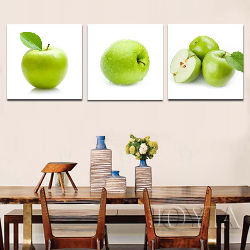 3 Piece Green Apple Modern Paintings Dinning Room Wall Art Pictures Fresh Fruits Canvas Poster Living Kitchen Decor No Frame
3 Piece Green Apple Modern Paintings Dinning Room Wall Art Pictures Fresh Fruits Canvas Poster Living Kitchen Decor No Frame