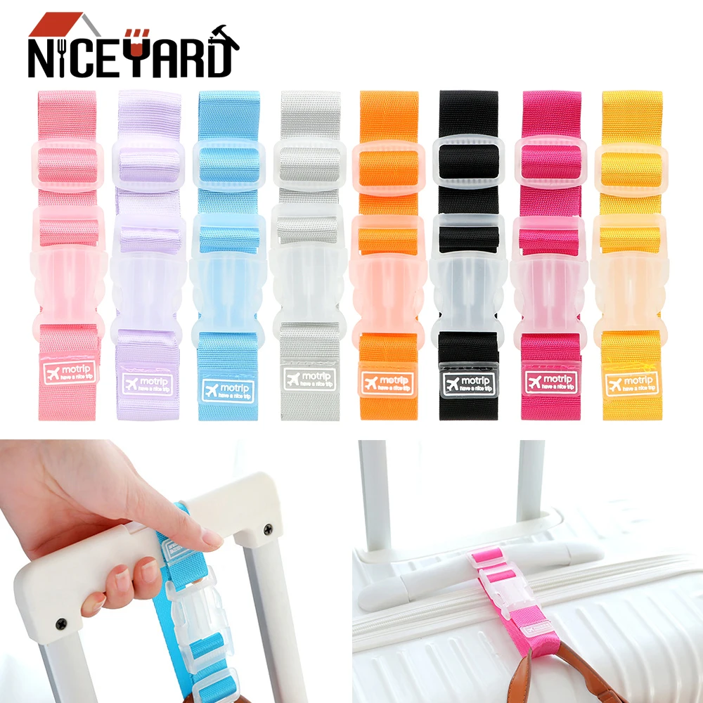 NICEYARD Adjustable Luggage Bag Straps Travel Suitcase Straps Buckle Lock Hooks Baggage Tie Down Belt Anti-lost Carrying Clip
NICEYARD Adjustable Luggage Bag Straps Travel Suitcase Straps Buckle Lock Hooks Baggage Tie Down Belt Anti-lost Carrying Clip