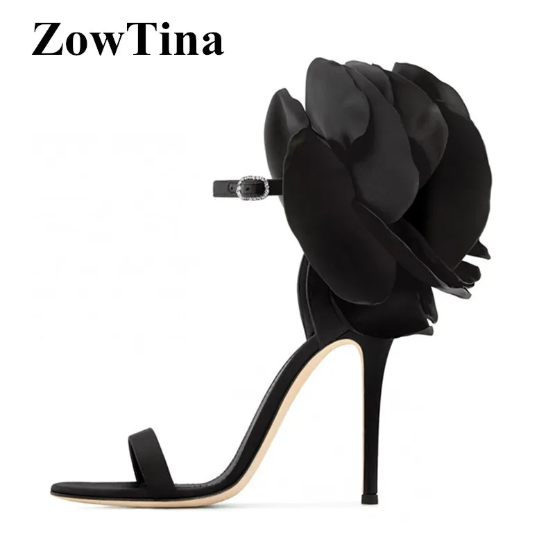 Women Black Silk Sandals Gladiator Ankle Strap Summer Shoes Back Flowers Decor 10cm Thin High Heels Formal Dress Party Pumps
Women Black Silk Sandals Gladiator Ankle Strap Summer Shoes Back Flowers Decor 10cm Thin High Heels Formal Dress Party Pumps