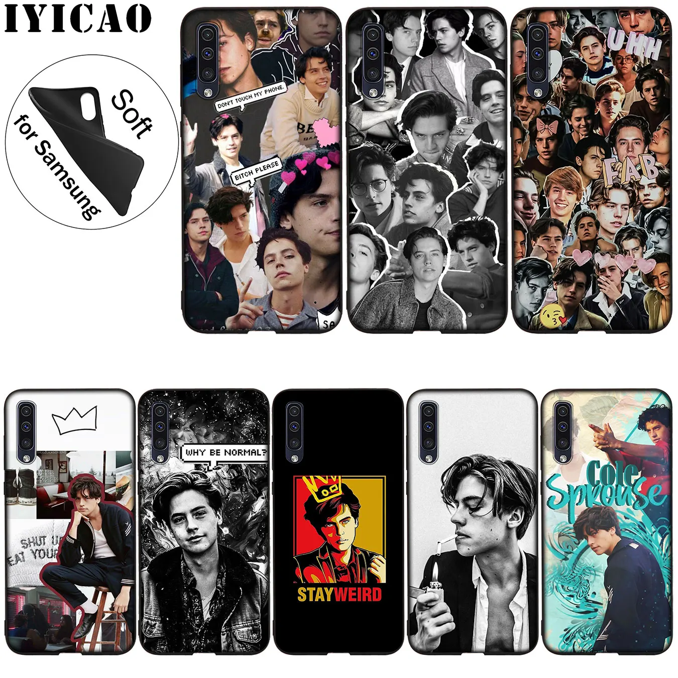 IYICAO Riverdale Cole Sprouse Soft Silicone Case for Samsung Galaxy A70 A60 A50 A40 A30 A20 A10 A50S A40S A30S A20S A10S Cover
IYICAO Riverdale Cole Sprouse Soft Silicone Case for Samsung Galaxy A70 A60 A50 A40 A30 A20 A10 A50S A40S A30S A20S A10S Cover