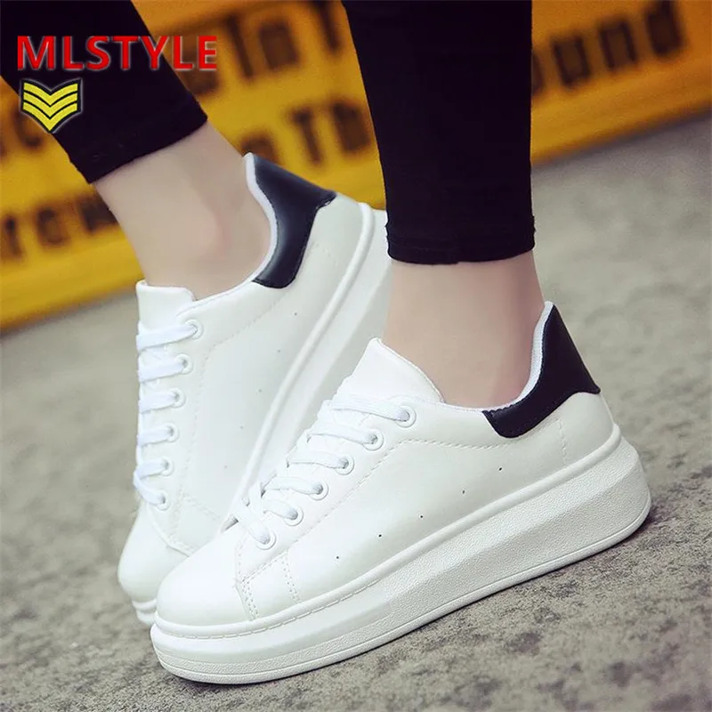 MLSTYLE Spring/Autumn White shoes female white shoes lace-up shoes casual sandals thick bottom single women shoelace shoes F0035
MLSTYLE Spring/Autumn White shoes female white shoes lace-up shoes casual sandals thick bottom single women shoelace shoes F0035