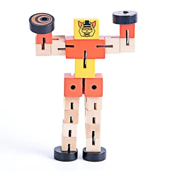 ASSOT 1 pcs Wooden Transformation Robot Cars Montessori Early Education Action Figure Toys For Children Christmas Birthday Gift
ASSOT 1 pcs Wooden Transformation Robot Cars Montessori Early Education Action Figure Toys For Children Christmas Birthday Gift