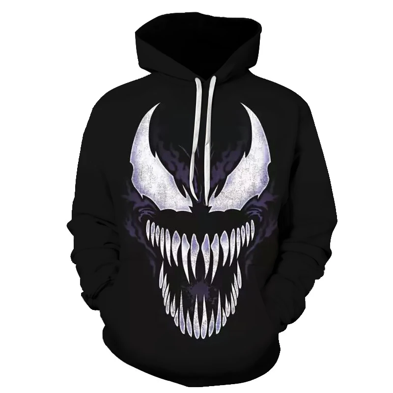 ZUTTERDropshipping Autumn New Sweatshirts Venom 3D Printing Casual long-sleeved Hooded Pocket Pullover For Men's Women's Tops
ZUTTERDropshipping Autumn New Sweatshirts Venom 3D Printing Casual long-sleeved Hooded Pocket Pullover For Men's Women's Tops