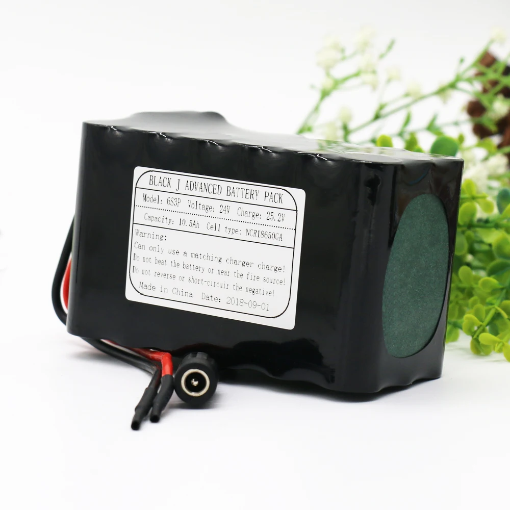 KLUOSI 24V/25.2V10.5Ah 6S3P Use NCR18650GA Li-Ion Battery Pack with 20A BMS for Small Electric Motor Bicycle Ebike Scooter
KLUOSI 24V/25.2V10.5Ah 6S3P Use NCR18650GA Li-Ion Battery Pack with 20A BMS for Small Electric Motor Bicycle Ebike Scooter