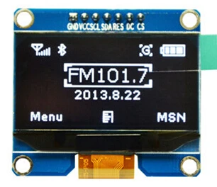 Wholesale 5pcs 1.54 inch 7PIN White OLED Screen Module SSD1309 Drive IC Compatible for SSD1306 IIC / SPI Interface 128*64
Wholesale 5pcs 1.54 inch 7PIN White OLED Screen Module SSD1309 Drive IC Compatible for SSD1306 IIC / SPI Interface 128*64