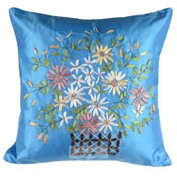Decorative Pillows Set for Embroidery Ribbons Cushion Cover 45x45cm Sofa Chair Lumbar Cushion Case Satin Pillow Cover
Decorative Pillows Set for Embroidery Ribbons Cushion Cover 45x45cm Sofa Chair Lumbar Cushion Case Satin Pillow Cover