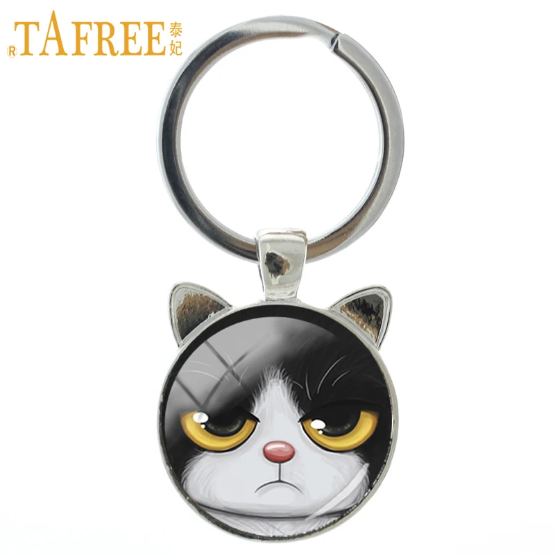 2016 New fashion Grumpy Cat keychain novelty cat ear pendant charms cartoon cat key chain ring holder men women jewelry CN341
2016 New fashion Grumpy Cat keychain novelty cat ear pendant charms cartoon cat key chain ring holder men women jewelry CN341