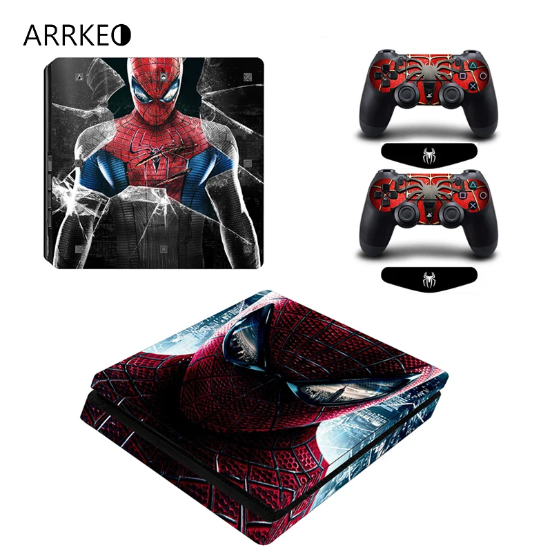 ARRKEO Spider-Man Spider Man Vinyl Cover Decal PS4 Slim Skin Sticker for Sony PlayStation 4 Slim Console & 2 Controllers Skins
ARRKEO Spider-Man Spider Man Vinyl Cover Decal PS4 Slim Skin Sticker for Sony PlayStation 4 Slim Console & 2 Controllers Skins