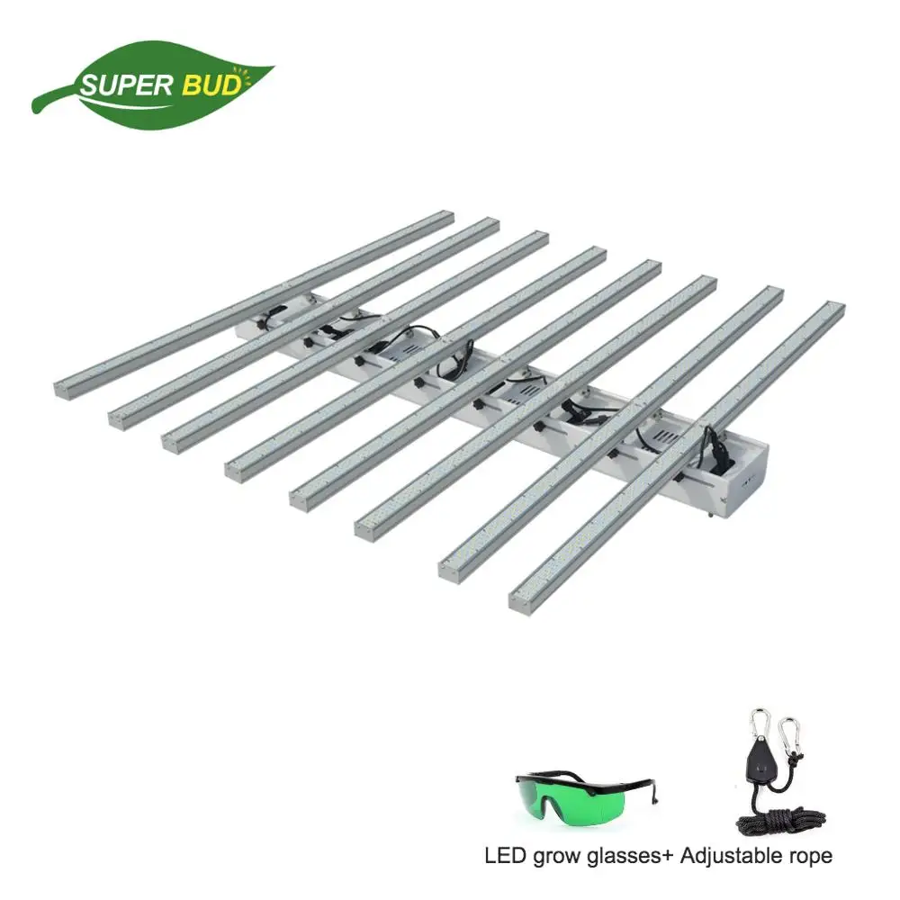 Athena X8 LED grow light bar actual power 657W full spectrum 1920pcs LEDs 4x4/ 5x5 grow tent indoor plants garden hydroponics
Athena X8 LED grow light bar actual power 657W full spectrum 1920pcs LEDs 4x4/ 5x5 grow tent indoor plants garden hydroponics