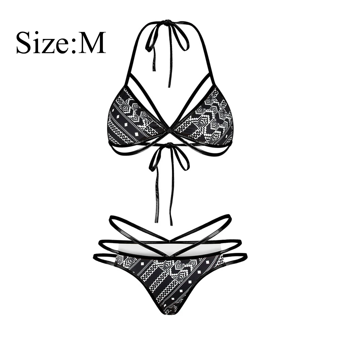 DSGS 2-piece creative triangle strap bikini sexy backless split swimsuit swimwear
DSGS 2-piece creative triangle strap bikini sexy backless split swimsuit swimwear