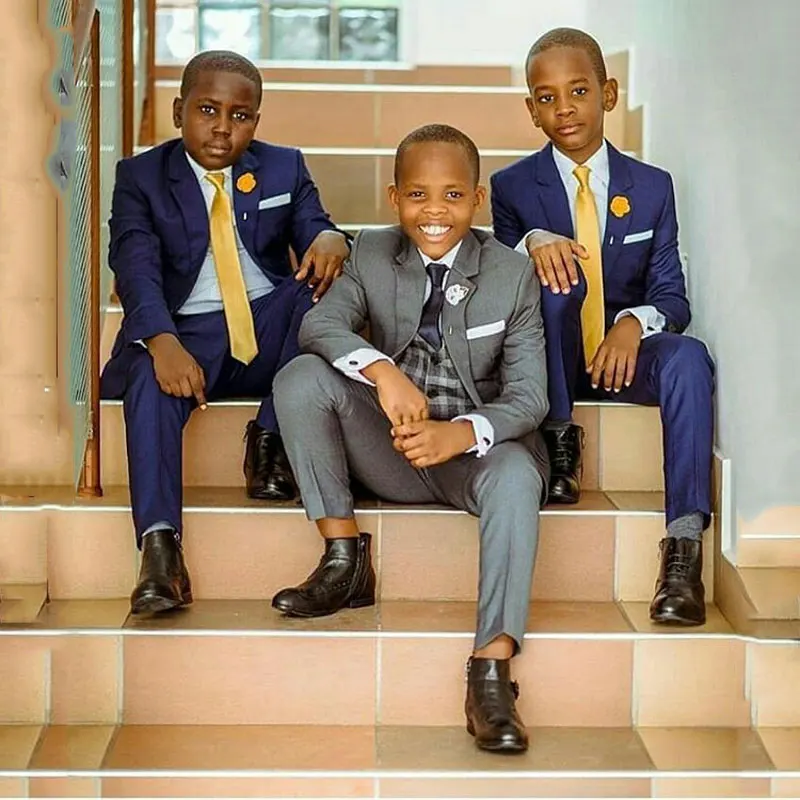 Grey Boys Suits Costume for Boy One Button Navy Blue Kids Blazers Boy Suit Notched Lapel Formal Wedding Wear Children Clothing
Grey Boys Suits Costume for Boy One Button Navy Blue Kids Blazers Boy Suit Notched Lapel Formal Wedding Wear Children Clothing