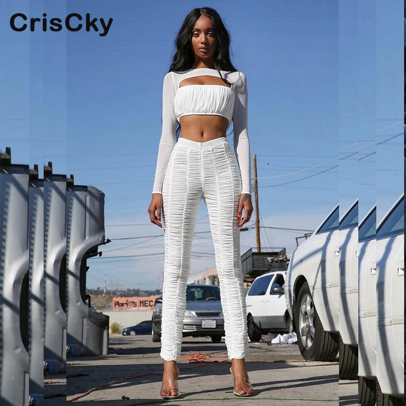 CRISCKY 2019 T Shirt Women O-Neck Long Sleeve Hollow Out Short T shirts Ladies Summer Spring Casual Sexy Party Tshirts Feminina
CRISCKY 2019 T Shirt Women O-Neck Long Sleeve Hollow Out Short T shirts Ladies Summer Spring Casual Sexy Party Tshirts Feminina