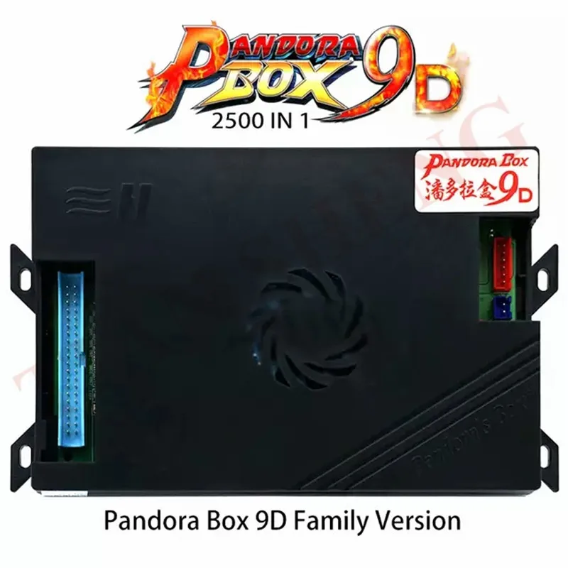 2019 Pandora Box 9d 2500 В 1 семейная версия доска Поддержка 3d игр для консоли аркадные
