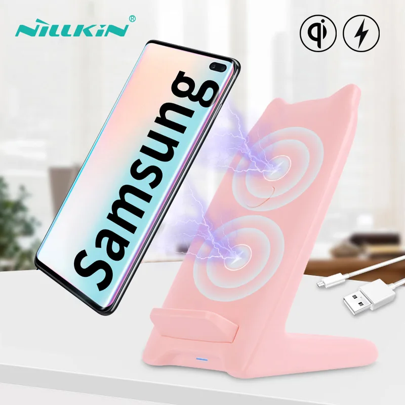NILLKIN For Samsung S6 S7 Edge Qi Cute Wireless Charger Note 7 8 9 Quick Charger For Samsung Galaxy S8 S9 S10 Plus Fast Charging
NILLKIN For Samsung S6 S7 Edge Qi Cute Wireless Charger Note 7 8 9 Quick Charger For Samsung Galaxy S8 S9 S10 Plus Fast Charging