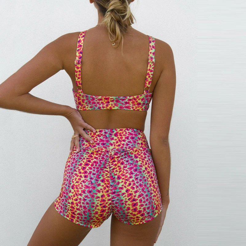 2PCS Womens Color Leopard Yoga Gym Top+Pants Set Shorts Fitness Sports Wear Workout Yoga Vest Sexy Jogging Sportwear
2PCS Womens Color Leopard Yoga Gym Top+Pants Set Shorts Fitness Sports Wear Workout Yoga Vest Sexy Jogging Sportwear