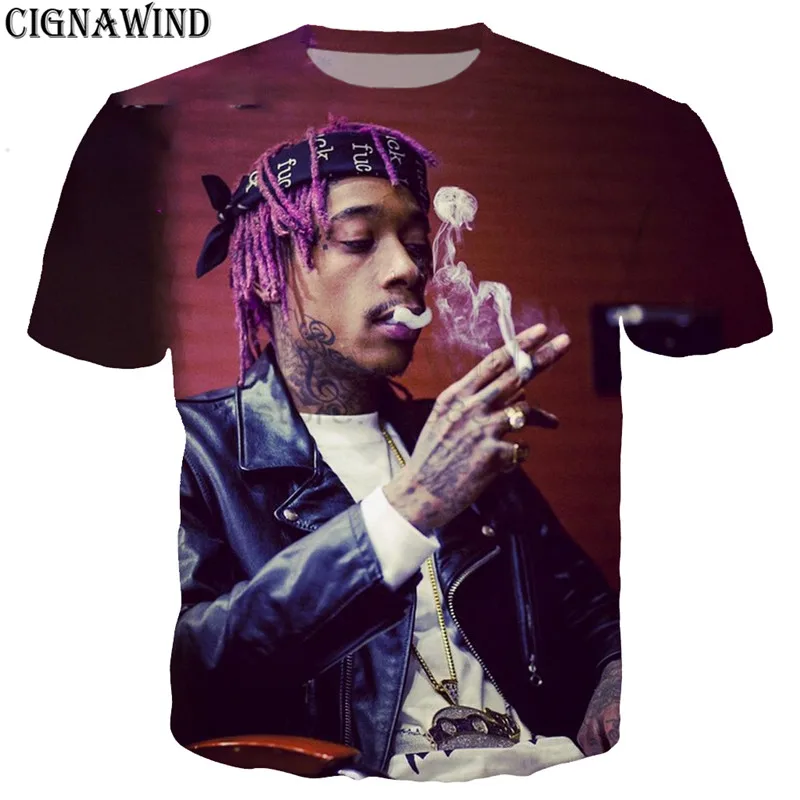 New arrival hip hop singer Wiz Khalifa t shirt men/women 3D printed t-shirts Short sleeve Harajuku style tshirt streetwear tops
New arrival hip hop singer Wiz Khalifa t shirt men/women 3D printed t-shirts Short sleeve Harajuku style tshirt streetwear tops