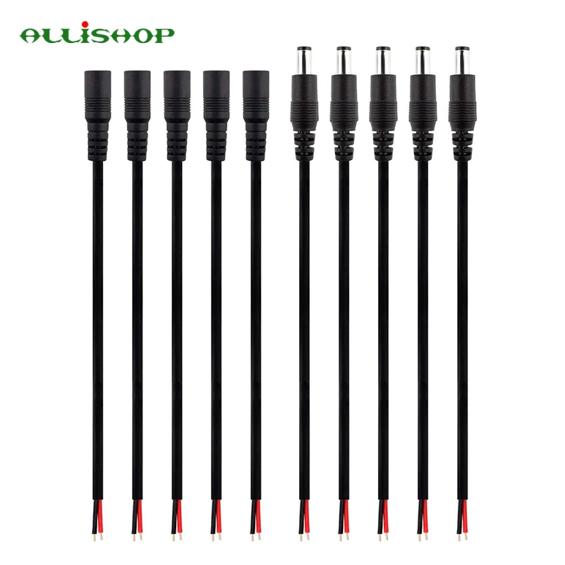 5/10pcs 15CM CCTV LED DC Power Pigtail Cable 5.5x2.1mm Male Female Connector 12V Connector for Monitor 5050 3528 LED Strip Light
5/10pcs 15CM CCTV LED DC Power Pigtail Cable 5.5x2.1mm Male Female Connector 12V Connector for Monitor 5050 3528 LED Strip Light