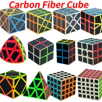 Carbon Fiber Cube Magic Cube Speed 2x2 3x3 4x4 5x5 Pyramides 223 233 SQ1 Skew Puzzle Rice Dumling Cubo Magico Toys For Children 
Carbon Fiber Cube Magic Cube Speed 2x2 3x3 4x4 5x5 Pyramides 223 233 SQ1 Skew Puzzle Rice Dumling Cubo Magico Toys For Children