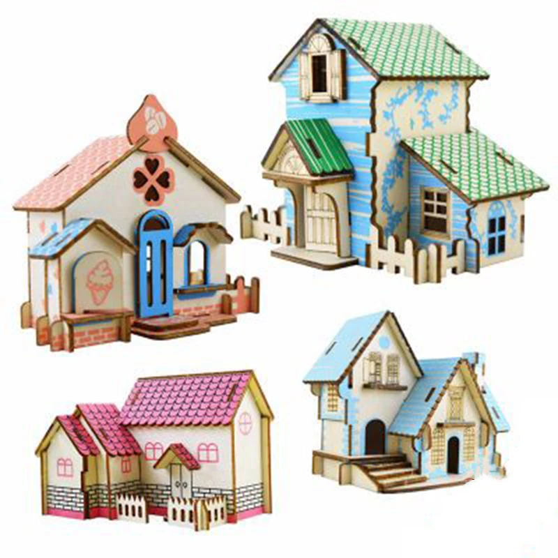 DIY 3D Mode House Toys Puzzles Building Three-dimensional Jigsawpuzzle Laser Cutting Processing DIY Handmade Toys
DIY 3D Mode House Toys Puzzles Building Three-dimensional Jigsawpuzzle Laser Cutting Processing DIY Handmade Toys