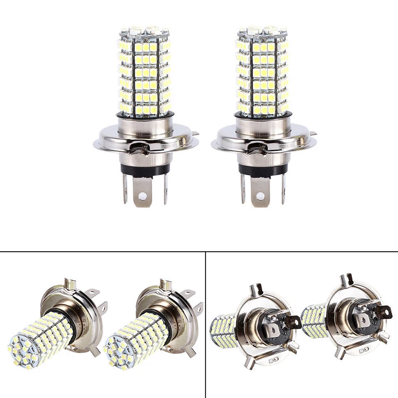 2pcs H4/HB2/9003 120LED Car Hi/Low Fog Driving Light Headlight Bulb