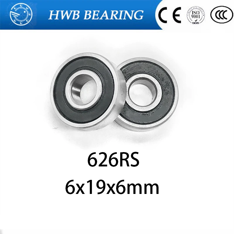 626RS 626 2RS радиальные шарикоподшипники 6х19x6 мм|bearing bearing|bearings miniaturebearing |