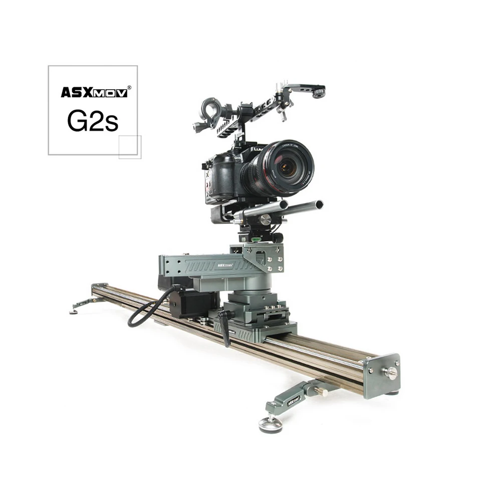 

ASXMOV G2S wireless timelapse video stabilizer track rail system motorized video camera dolly slider for dslr camera camcorder