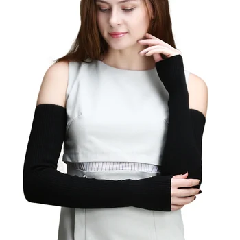 60cm Lengthen Women's Wool Arm Warmers Knitted Sleeve Solid Super fine Long Fingerless Gloves Autumn Winter Wholesale Retail
60cm Lengthen Women's Wool Arm Warmers Knitted Sleeve Solid Super fine Long Fingerless Gloves Autumn Winter Wholesale Retail
