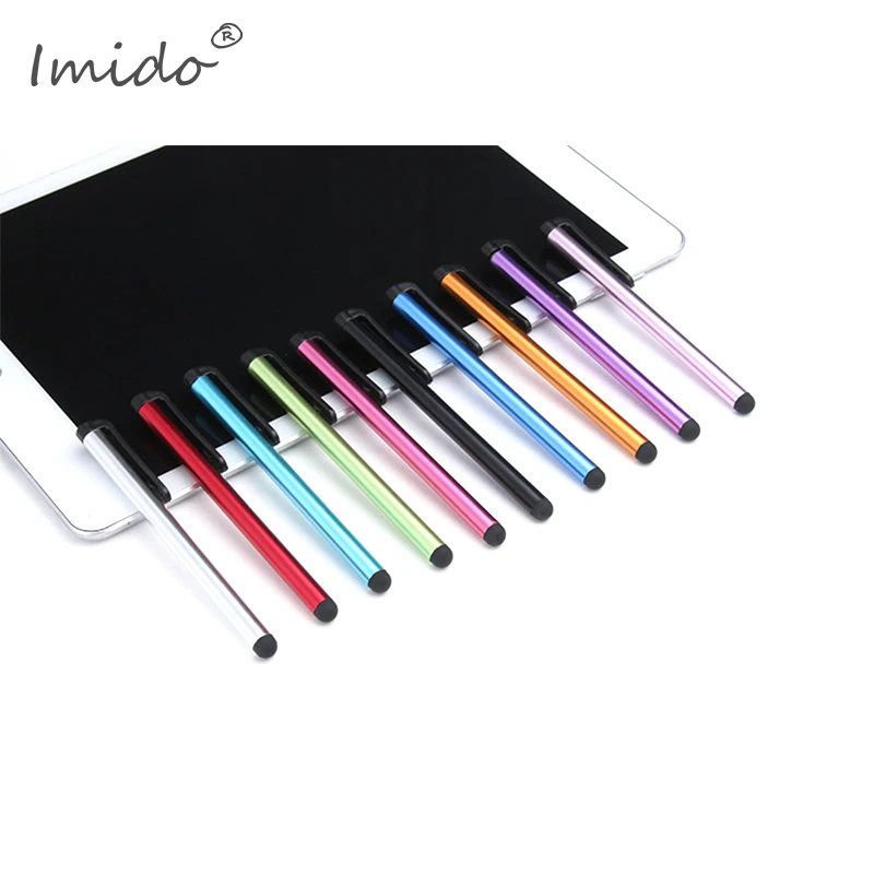 Colorful 10 Pcs/lot Capacitive Touch Screen fashion Pen for iPhone 7 8 X iPad Suit for Universal Smart Phone Tablet PC Pen
Colorful 10 Pcs/lot Capacitive Touch Screen fashion Pen for iPhone 7 8 X iPad Suit for Universal Smart Phone Tablet PC Pen