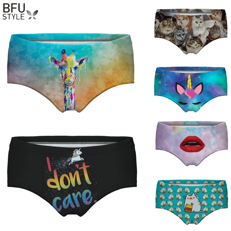 Sexy Underwear Women 3d Print Funny Briefs Gift Cool Interior Mujer Lingerie Ropa Interior Femenina Lady Panties Tangas
Sexy Underwear Women 3d Print Funny Briefs Gift Cool Interior Mujer Lingerie Ropa Interior Femenina Lady Panties Tangas