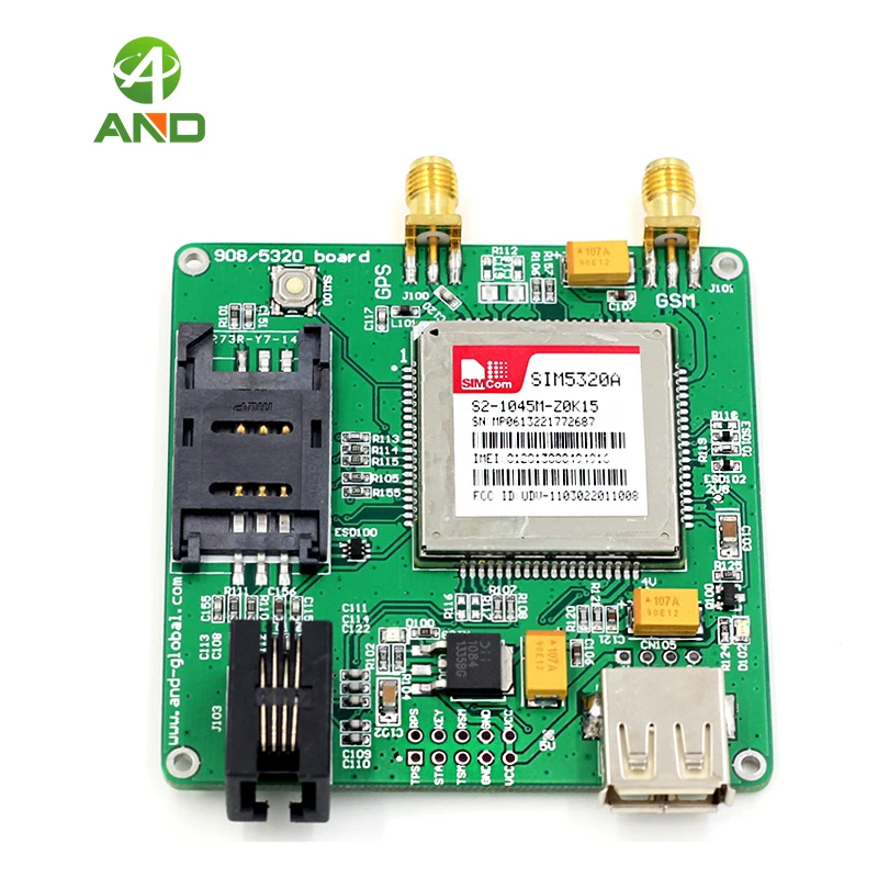 DHL/EMS SIM5320A Evaluation board WCDMA GPS module KITS 2G 3G cell network kits 850/1900MHz | Электронные компоненты и