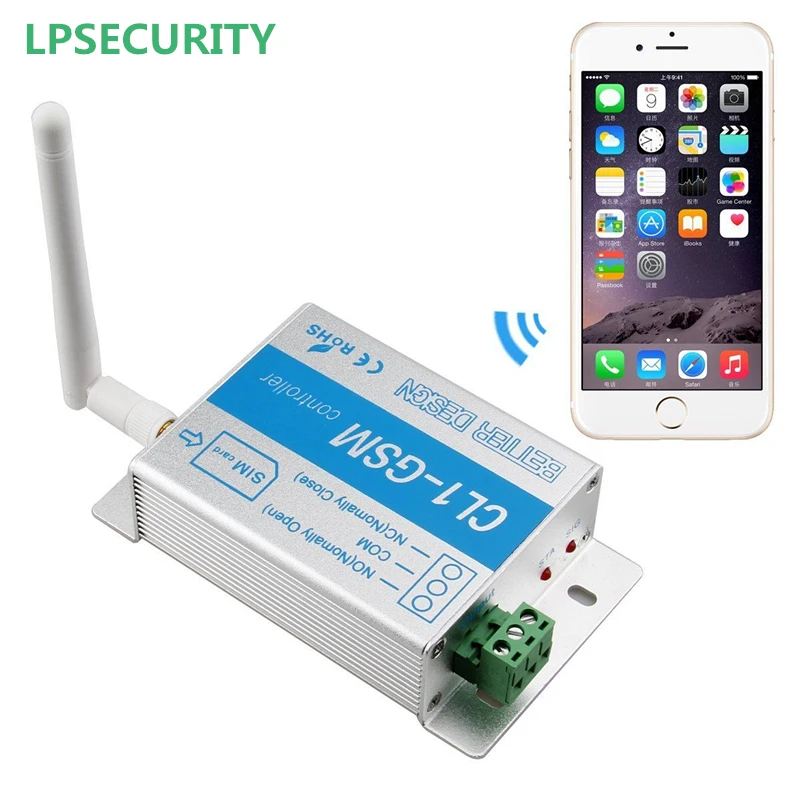 LPSECURITY smart automation Remote GSM controller SMS call relay switch gate opener water pump motor home appliances
LPSECURITY smart automation Remote GSM controller SMS call relay switch gate opener water pump motor home appliances