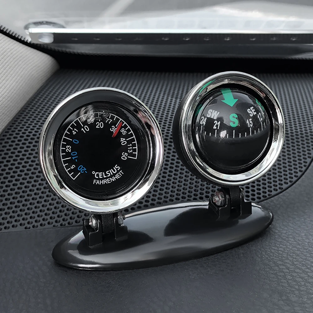 Car Thermometer Compass Ornament ABS Automobiles Interior Decorative Direction Guide Ball Useful Vehicle Automotive Accessories
Car Thermometer Compass Ornament ABS Automobiles Interior Decorative Direction Guide Ball Useful Vehicle Automotive Accessories