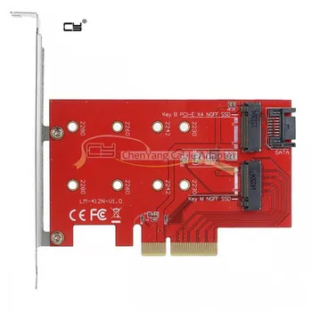 M.2 NGFF 4 Lane SSD to PCI-E 3.0 x4 & NGFF to SATA card Adapter for XP941 SM951 PM951 A110 m6e SSD
M.2 NGFF 4 Lane SSD to PCI-E 3.0 x4 & NGFF to SATA card Adapter for XP941 SM951 PM951 A110 m6e SSD