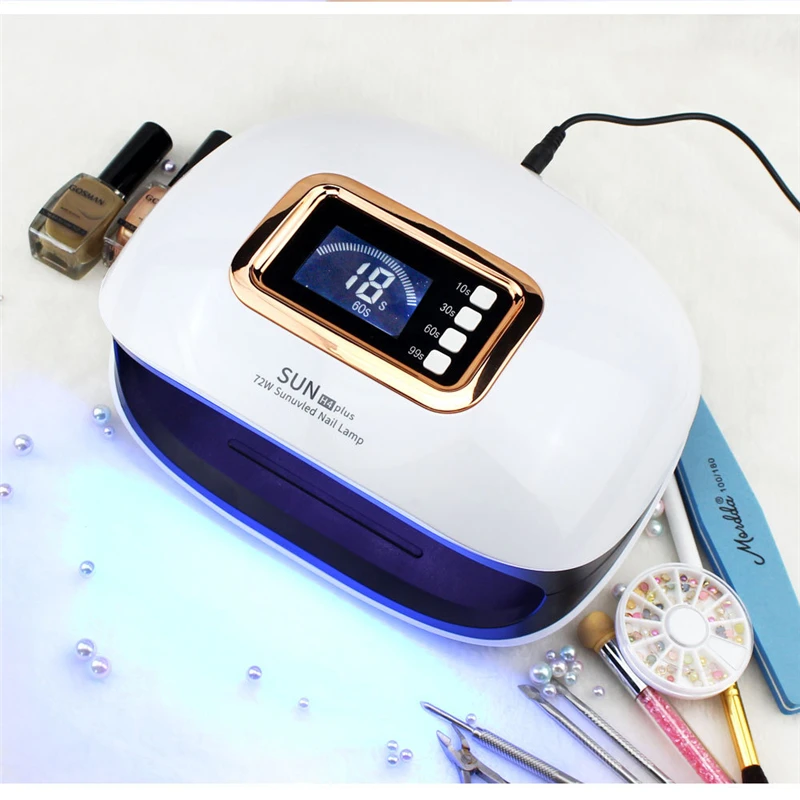 Nail dryer intelligent nail phototherapy machine 72W multi-speed timing 36 white nail phototherapy machine tools
Nail dryer intelligent nail phototherapy machine 72W multi-speed timing 36 white nail phototherapy machine tools